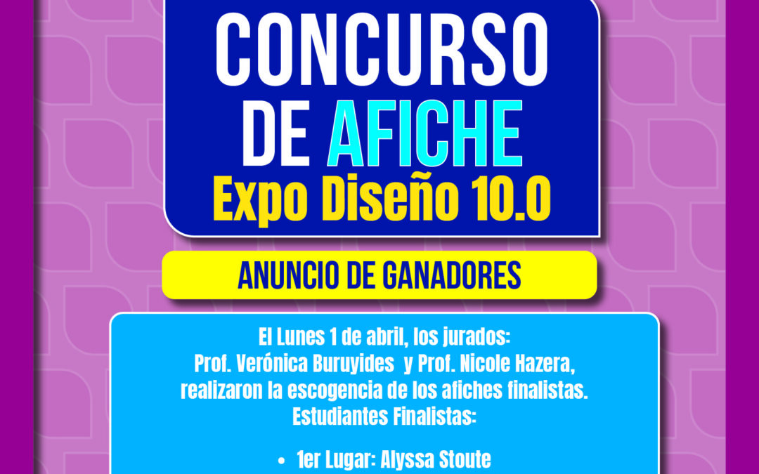 Concurso Afiche Expo Diseño 10.0 – dic 2023